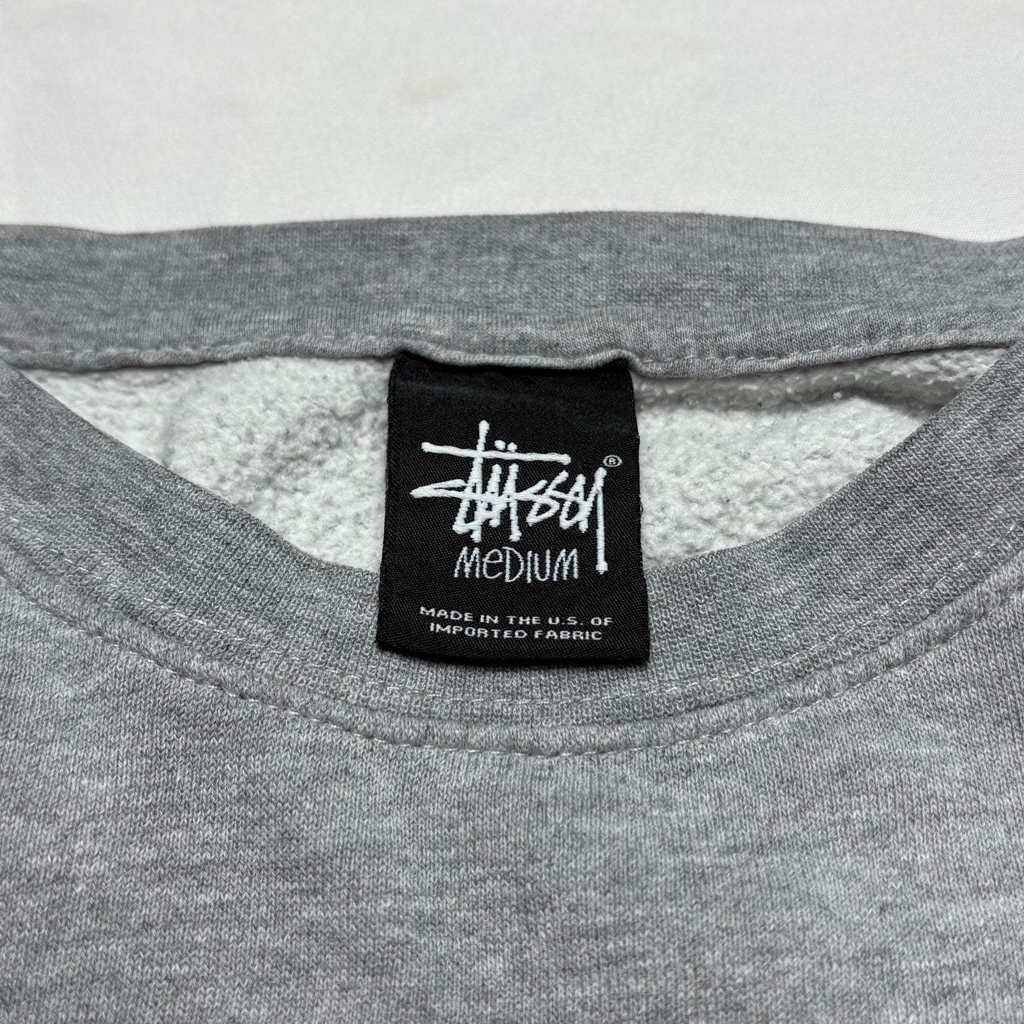 Grey Stüssy Sweatshirt (M)