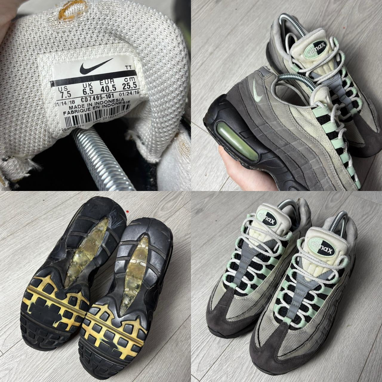 Air Max 95 Mint (UK6.5)
