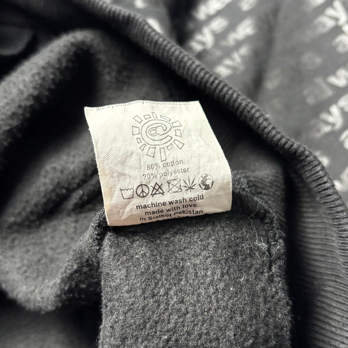 ADWYSD Black Zip-up (M)