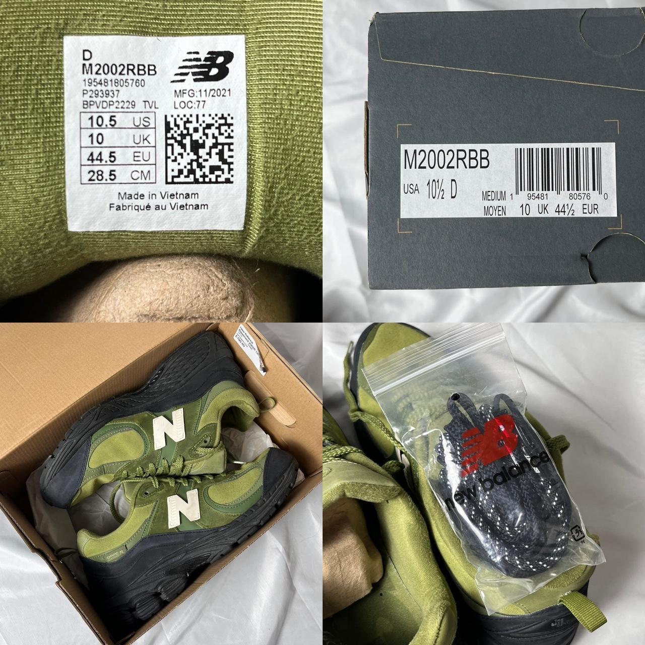 New Balance X BSMNT Moss Green 2002r’s (UK10)